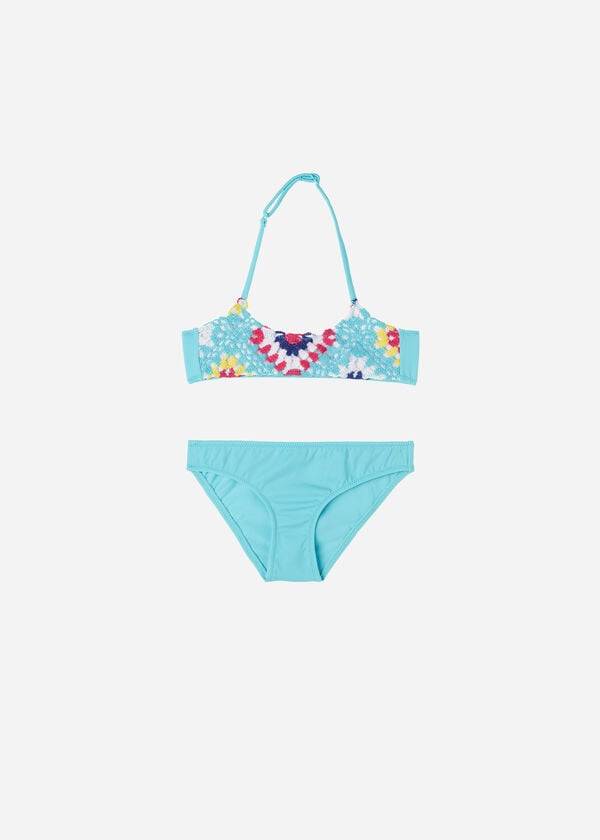 traje de baño de dos piezas delhi para niños calzedonia tank multicolor