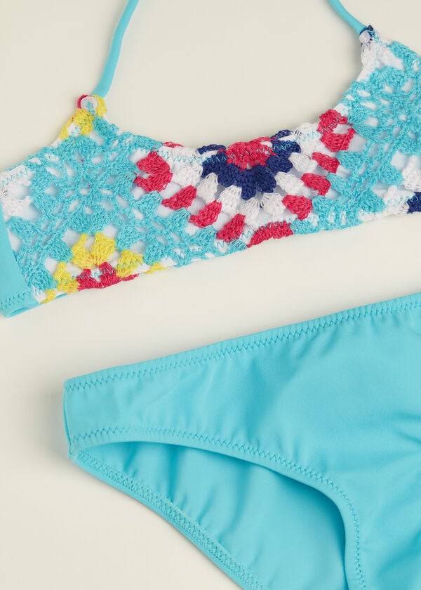 traje de baño de dos piezas delhi para niños calzedonia tank multicolor