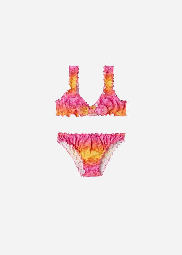 trajes de baño de dos piezas polly amarillos para niños de calzedonia