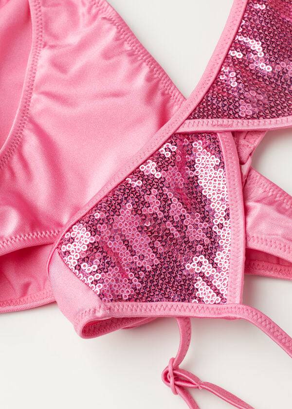 trajes de baño de dos piezas estilo camiseta sin mangas color rosa de calzedonia para niños cannes