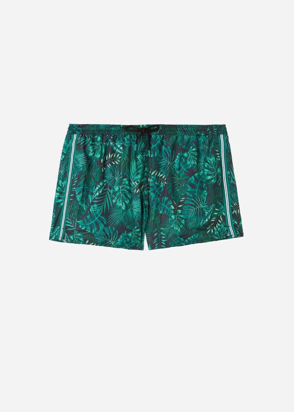 bañador ibiza estampado de calzedonia para hombre en color verde