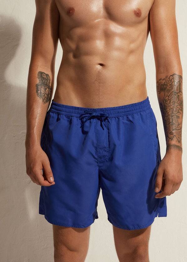 bañador azul calzedonia formentera para hombre