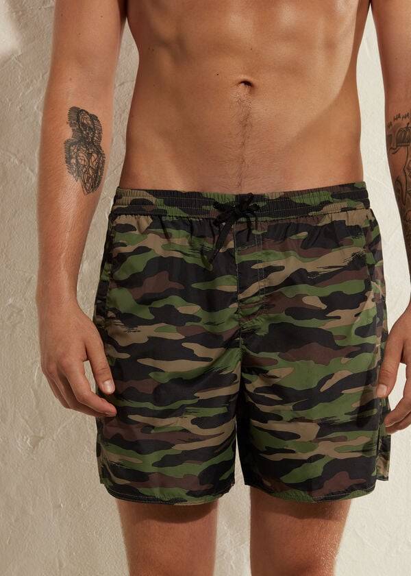 bañador calzedonia formentera para hombre color verde