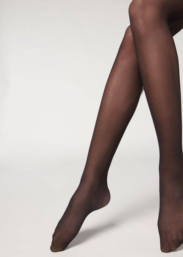 calzedonia 30 denier total shaper sheer sexy mallas para mujer negras