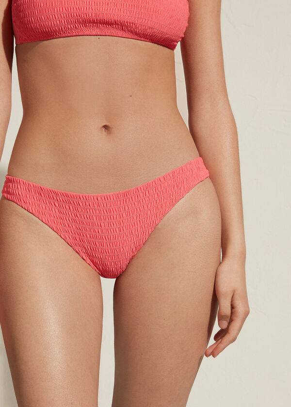 braguita de bikini brasileña lanzarote de calzedonia para mujer color rosa