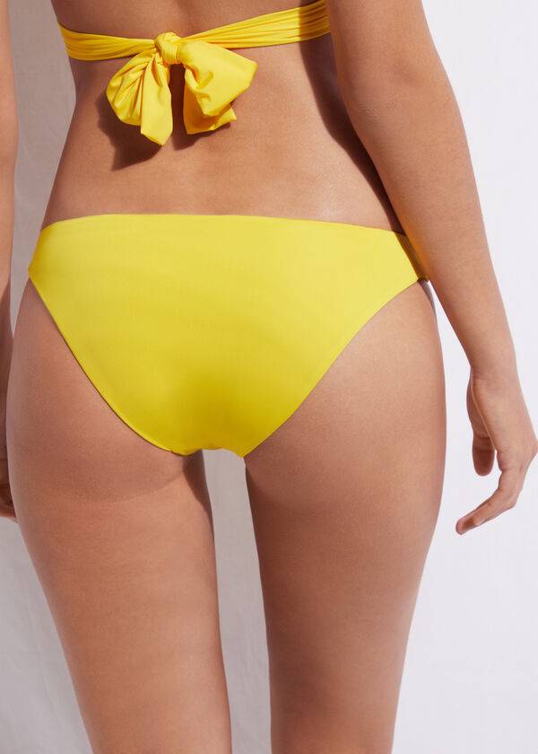 braguita de bikini ecológica calzedonia indonesia para mujer color amarillo