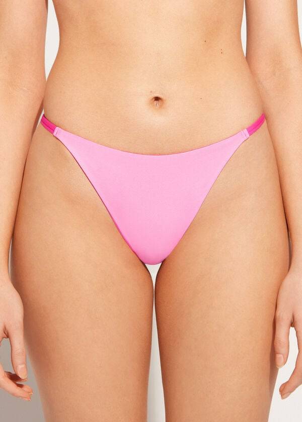 braguita de bikini ecológica de indonesia calzedonia para mujer color rosa