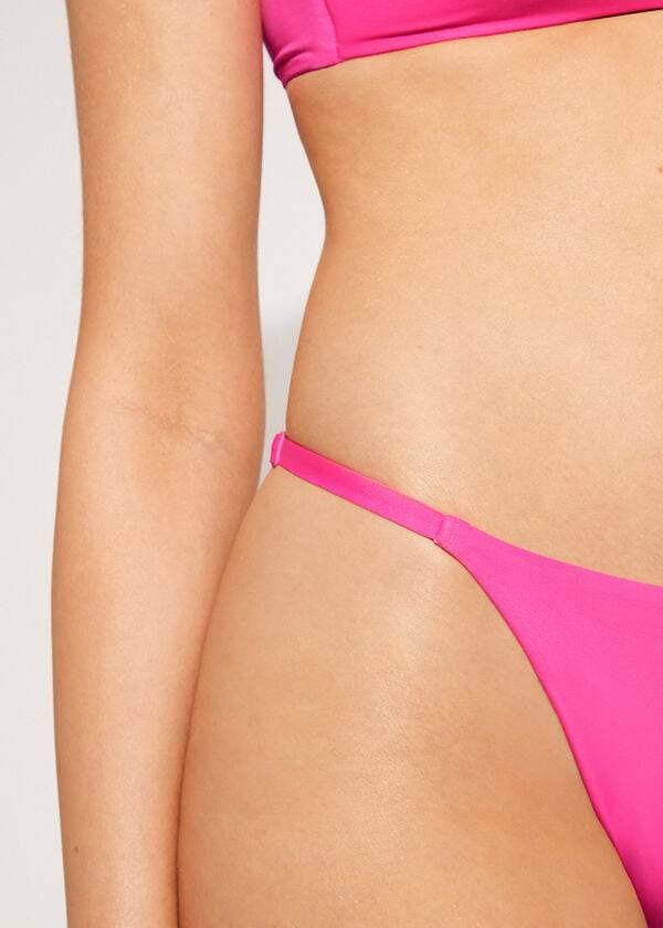 braguita de bikini ecológica de indonesia calzedonia para mujer color rosa