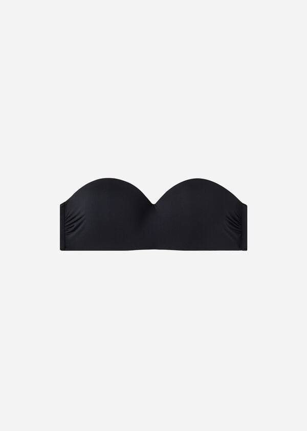 bikini ecológico indonesia con relleno calzedonia para mujer color negro