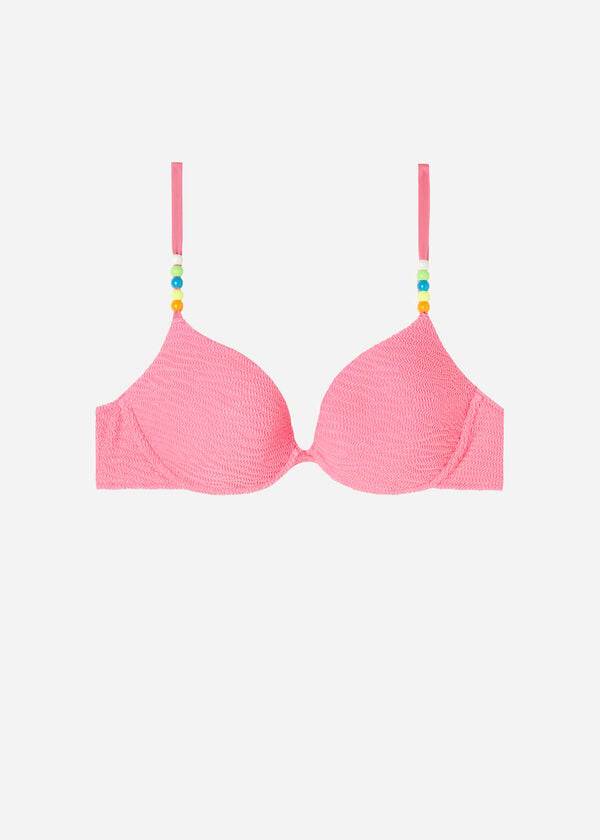 bikini rosa con push-up y relleno de calzedonia san diego para mujer