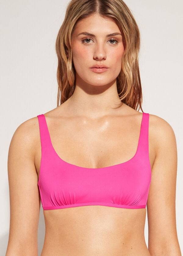 tops de bikini rosa calzedonia tank style indonesia eco rosa para mujer