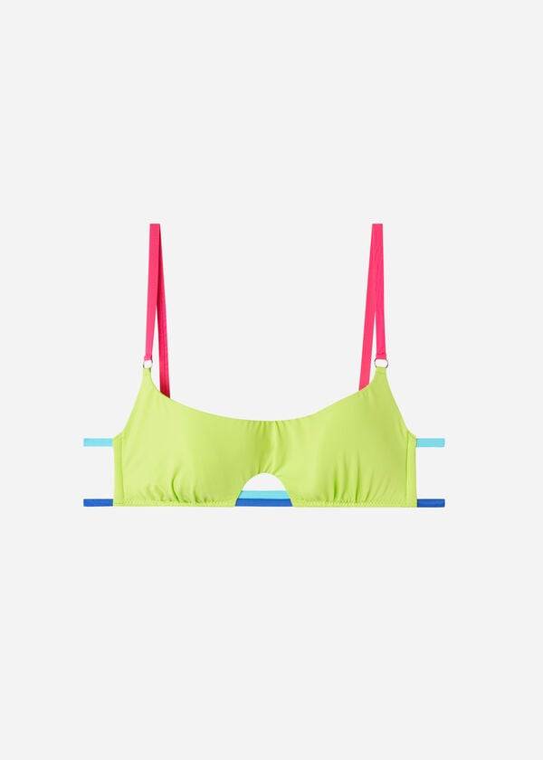 bikini tank tokyo eco de calzedonia para mujer color verde